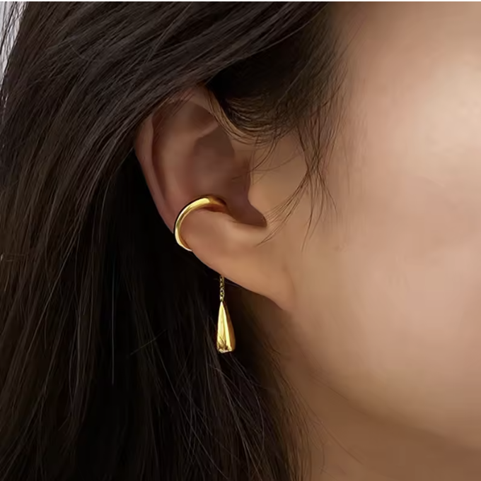 Studio Line Cuff Earring