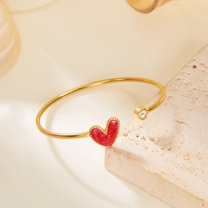 Dorian Prism Heart Bracelet