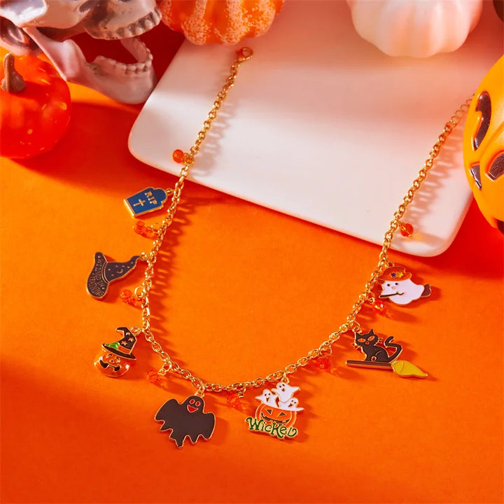 Minerva Spooky Charms Necklace