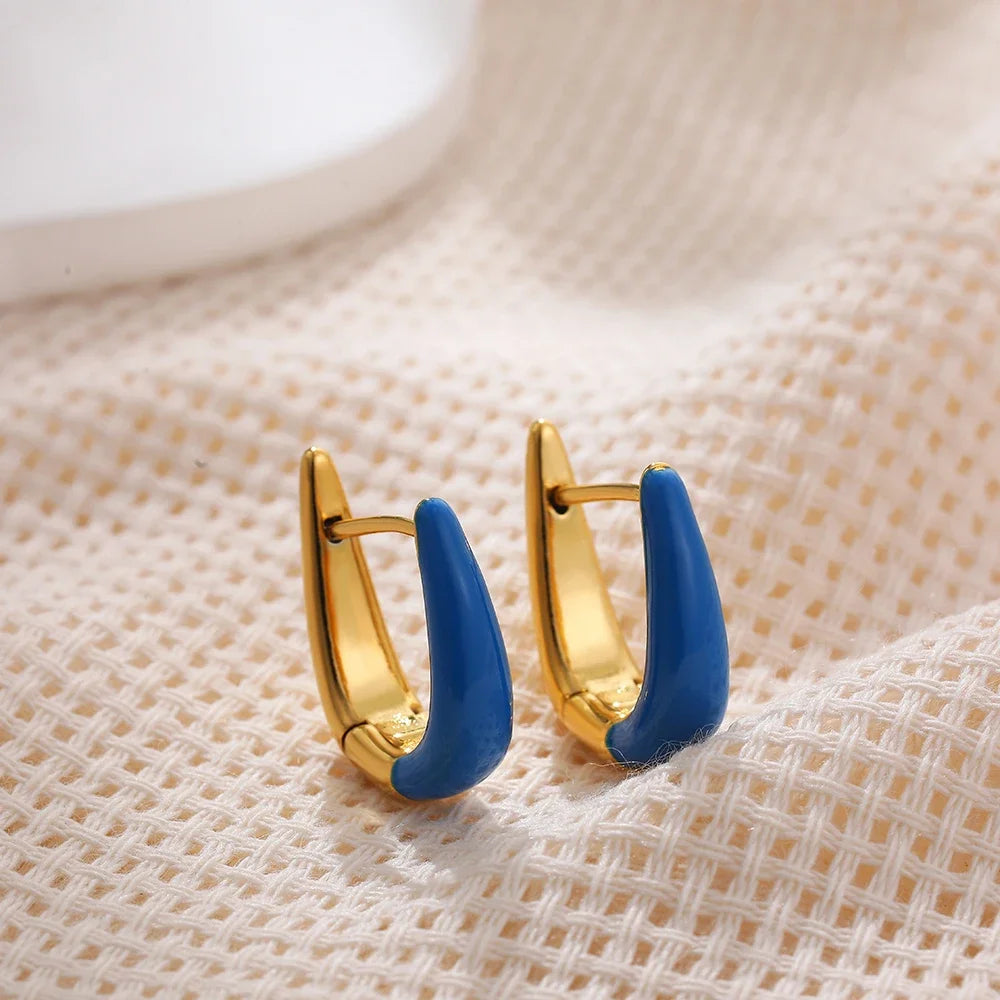 Forma U 18k Gold-Plated Hoops