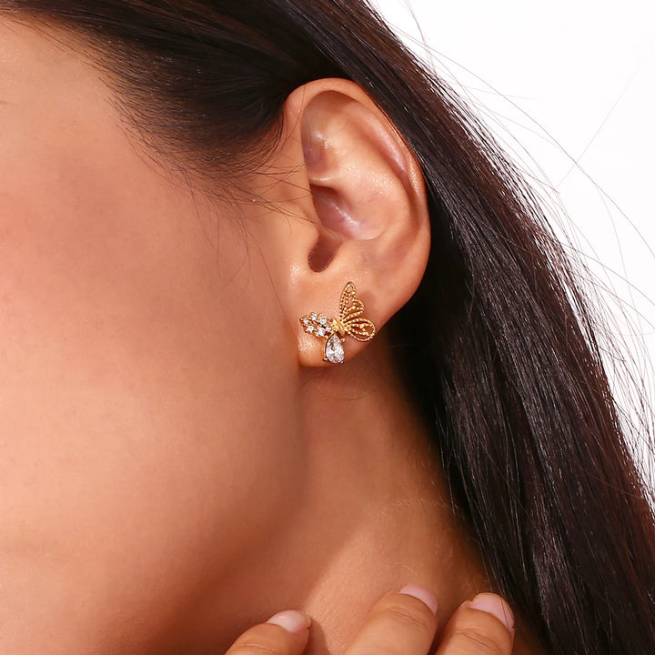 Yrénna Crystals Waterproof Earrings