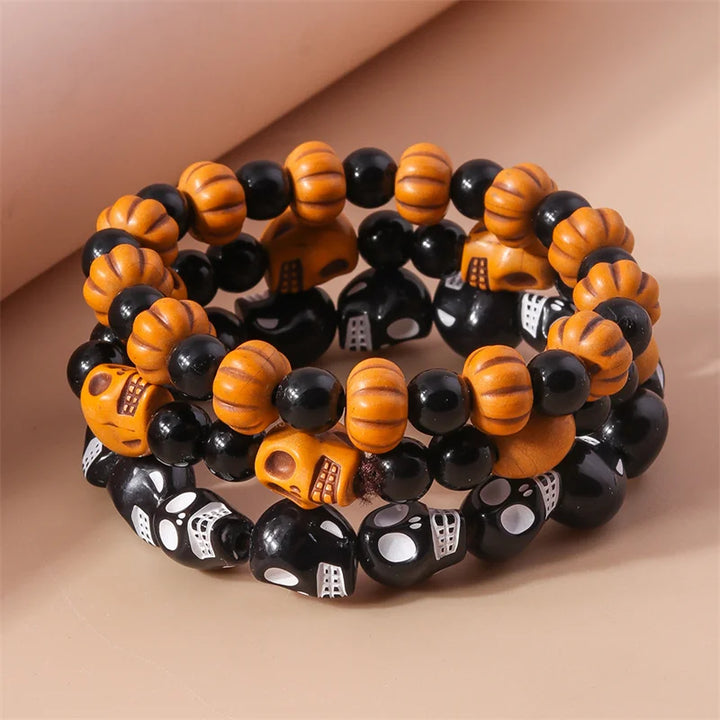 Cindral Beaded Halloween Bracelet