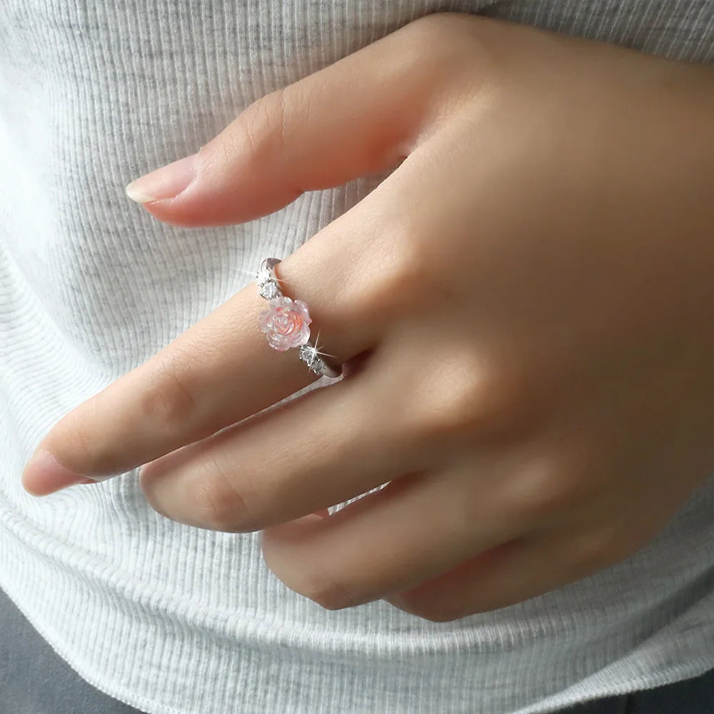 Roselle Gem Bloom Ring