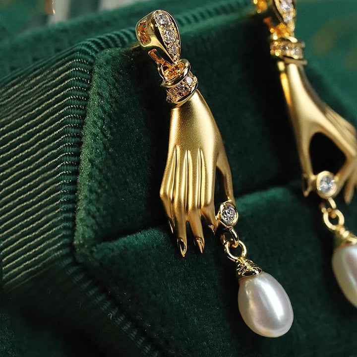 Manétte Pearl-Drop Earrings