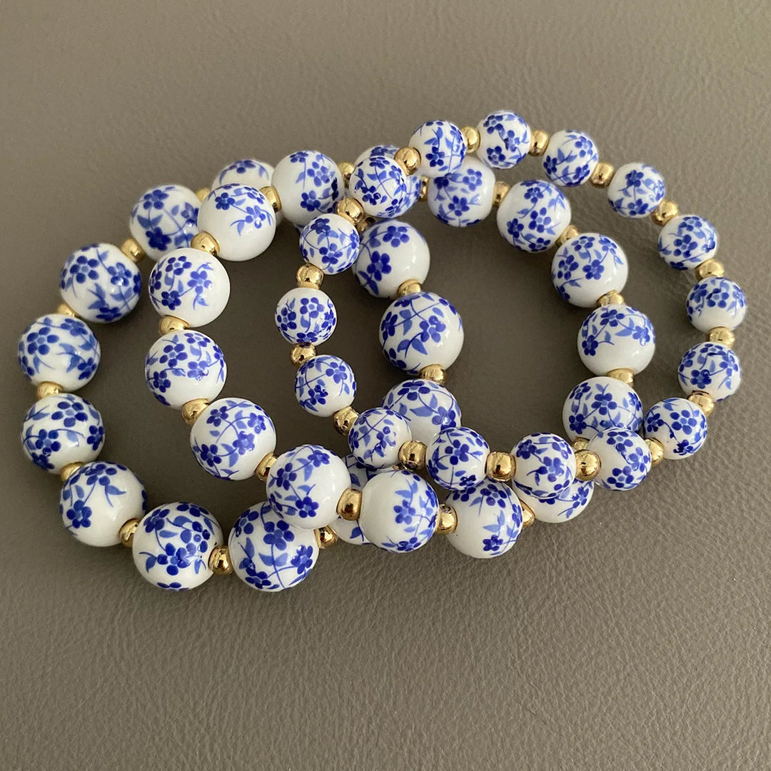 Marvain Porcelain Bead Bracelet