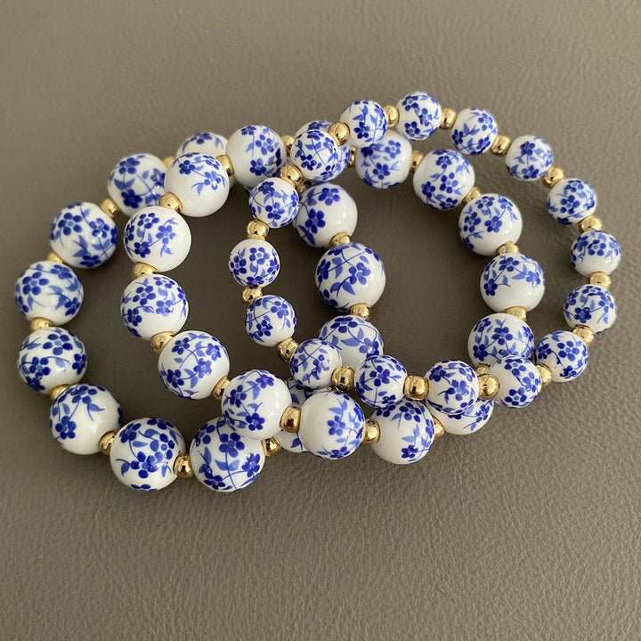 Marvain Porcelain Bead Bracelet