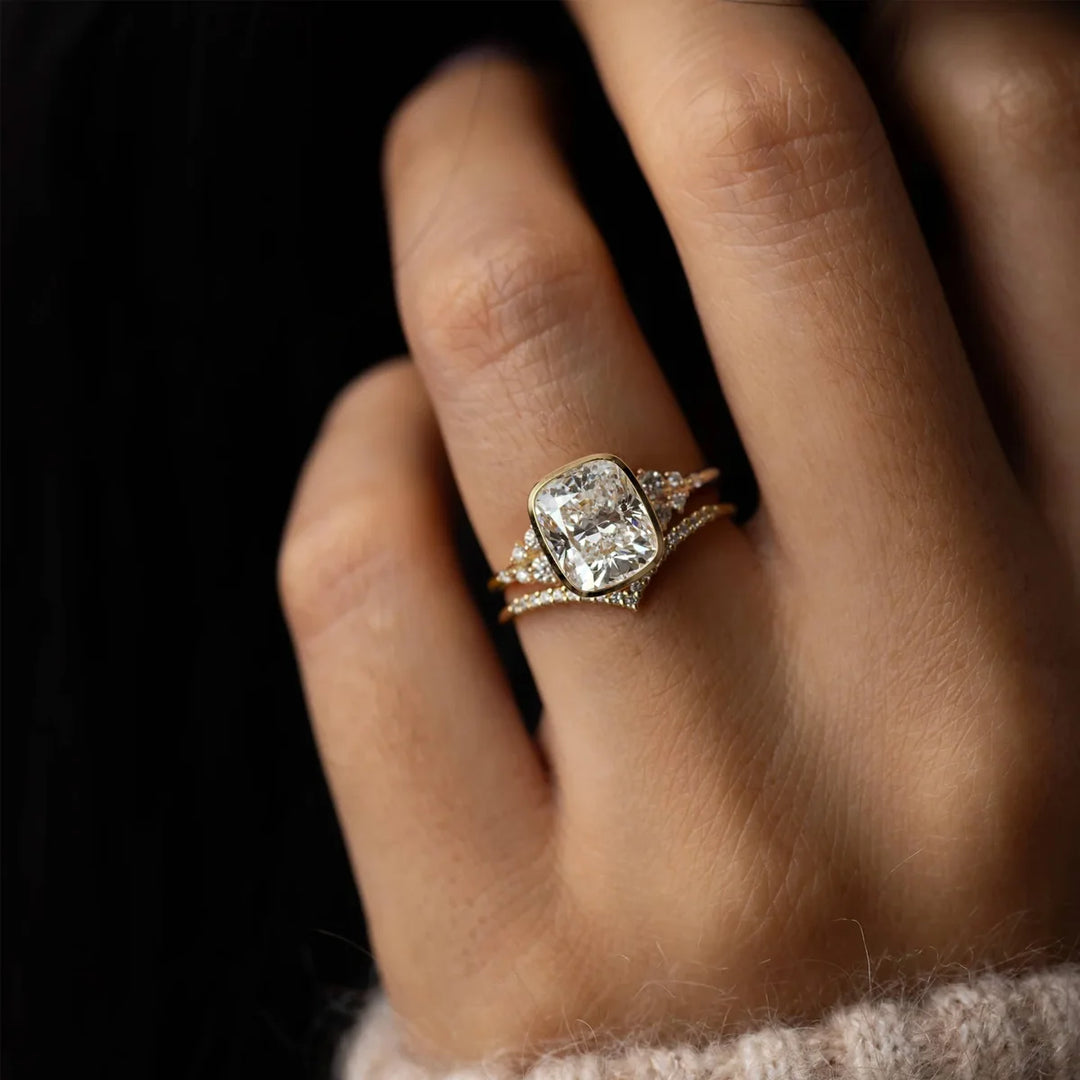 Constance Diamond Solid Gold Ring