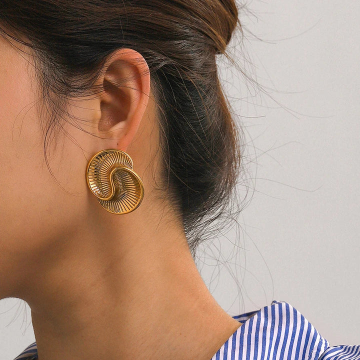 Hélixia Gold-Plated Studs