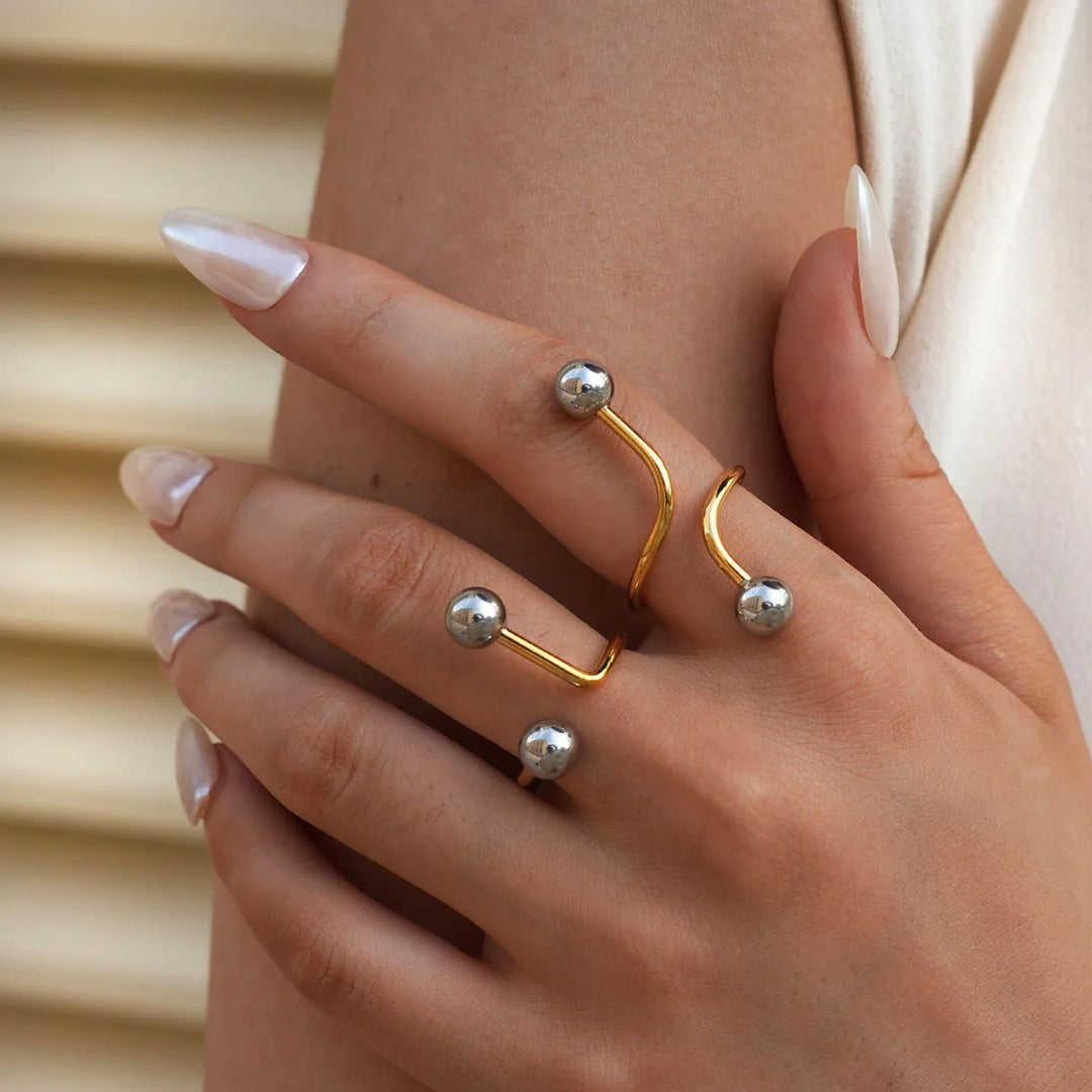 Sophía Gold-Plated Ring