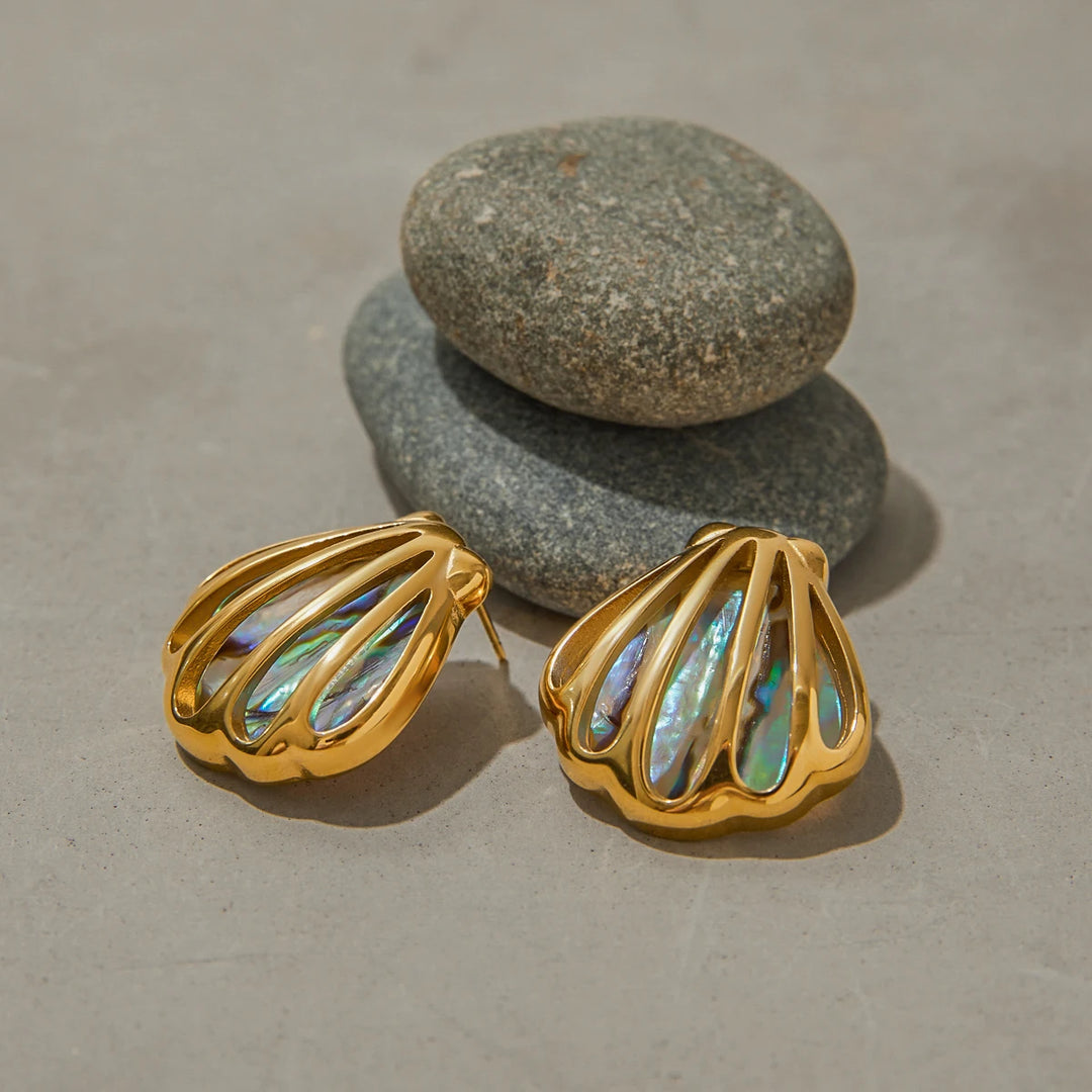 Célène Abalone Waterproof Earrings