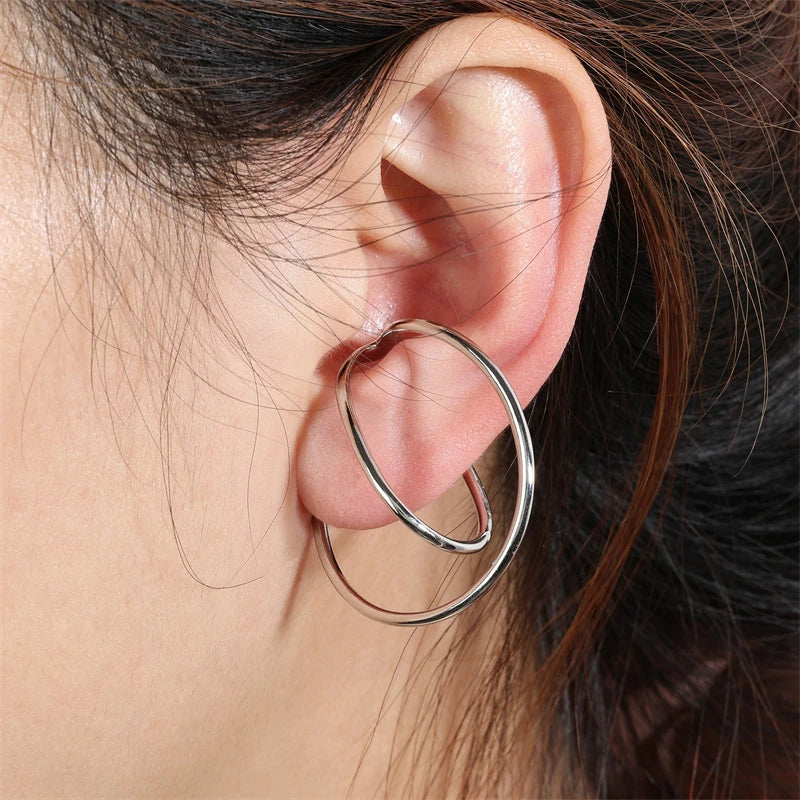 Lustrous Warp Earrings