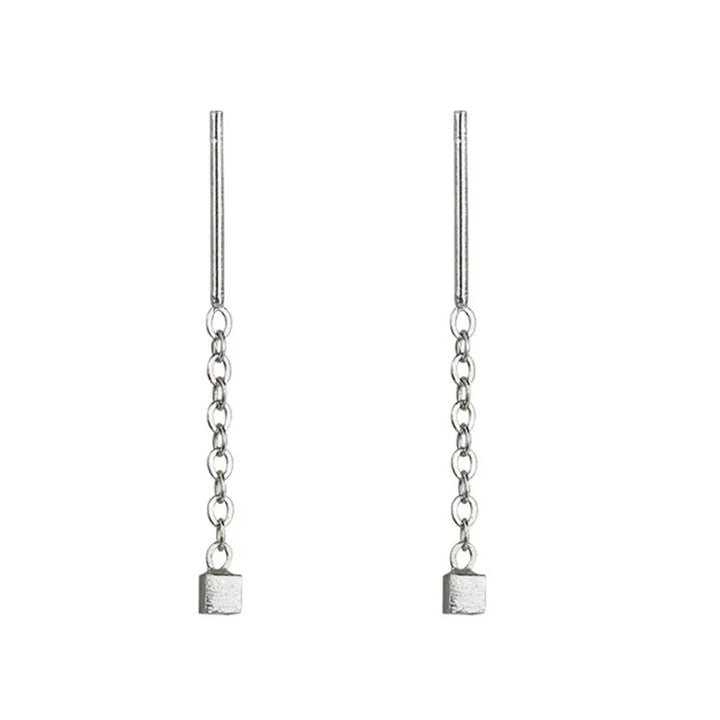 Kaelen Cube Tassel Earrings