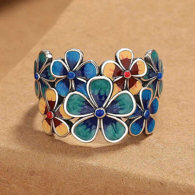 WildFlower Sterling Silver Ring