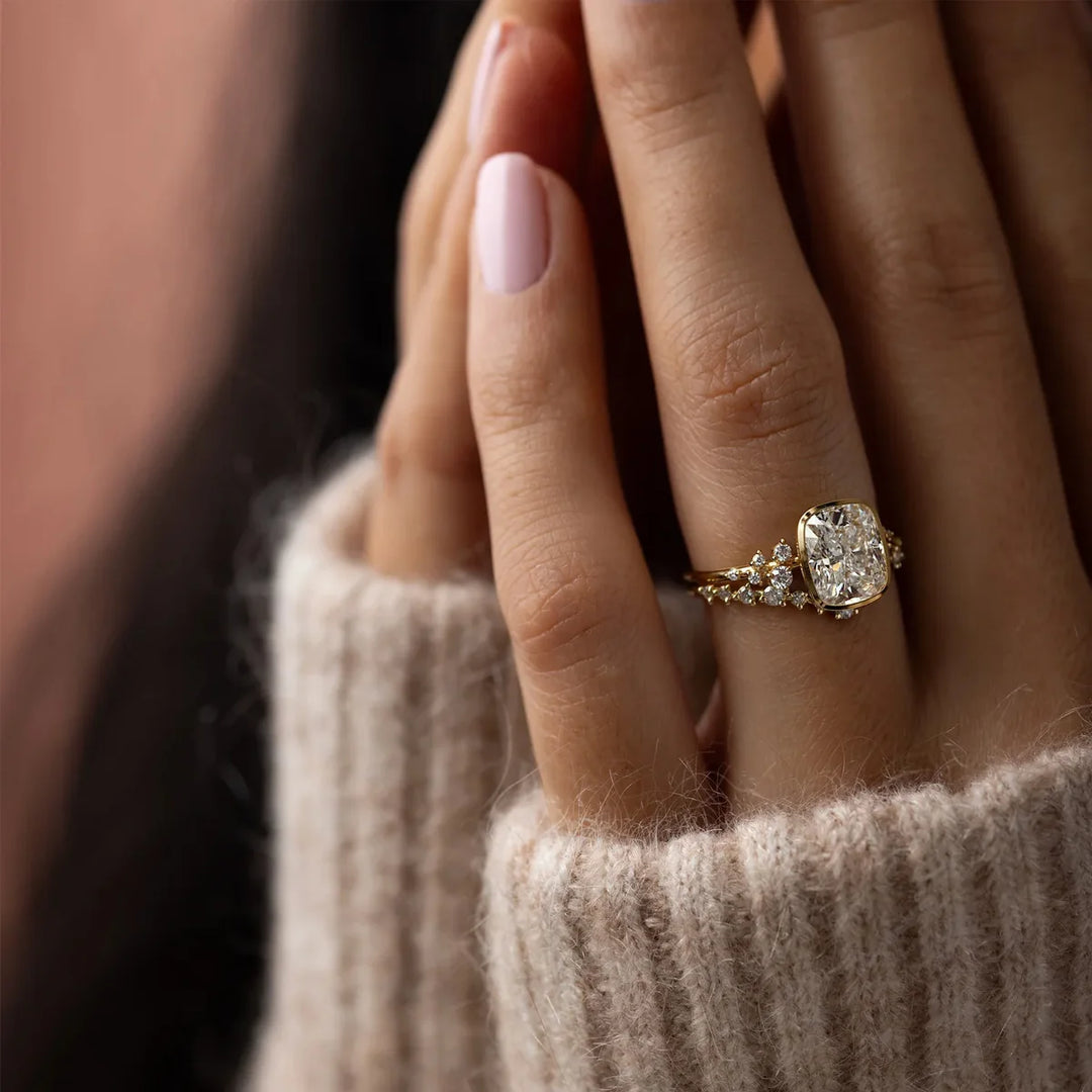 Constance Diamond Solid Gold Ring