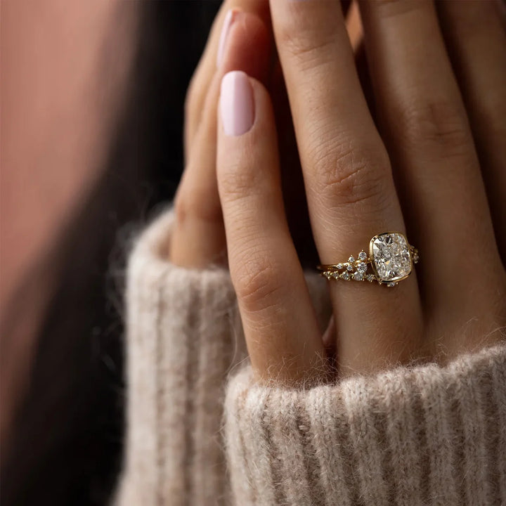Constance Diamond Solid Gold Ring