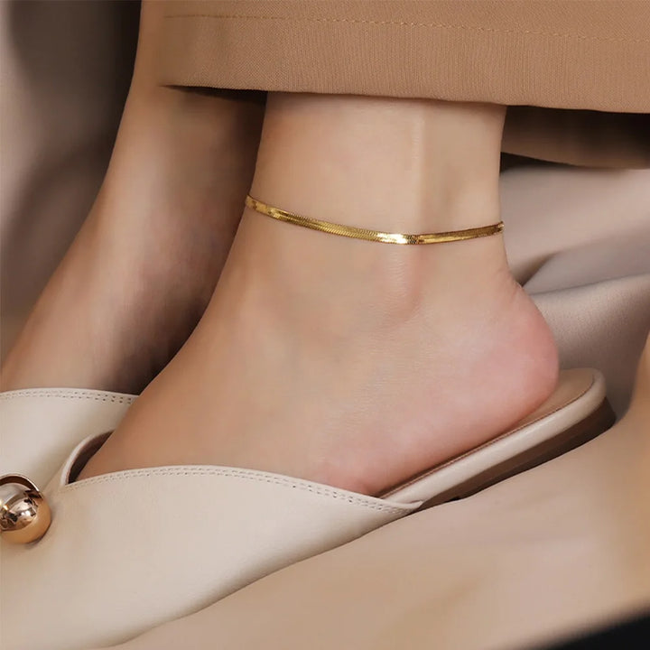 Lisse Snake Chain Anklet