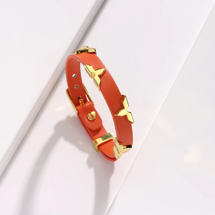 Hidden Edge Leather Bracelet