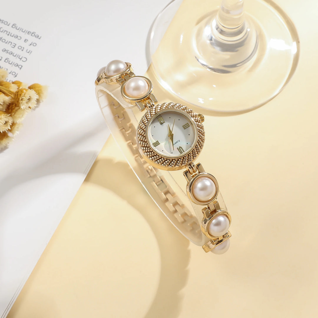 Valeria Pearl Bracelet Watch
