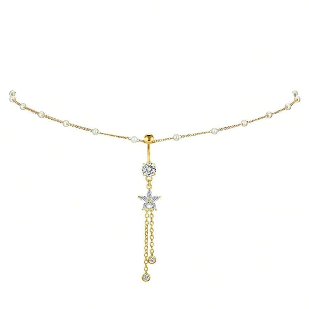 Isabeau Gold-Plated Waist Chain