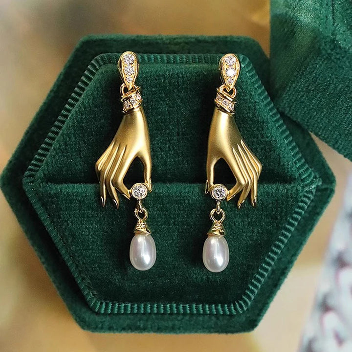 Manétte Pearl-Drop Earrings