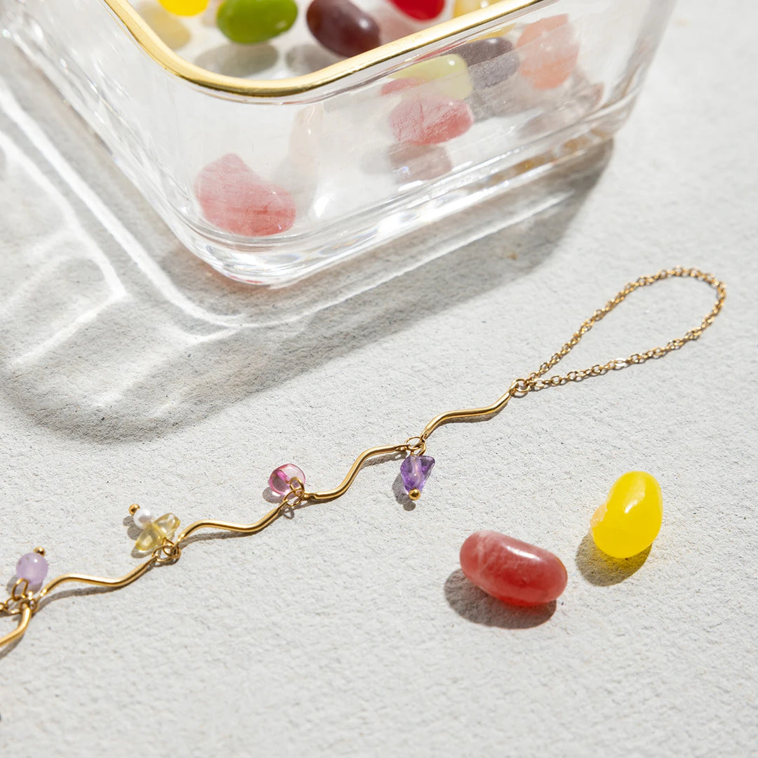 Wildflower 18k Gold-Plated Hand Chain