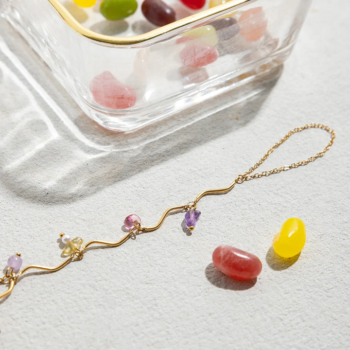 Wildflower 18k Gold-Plated Hand Chain