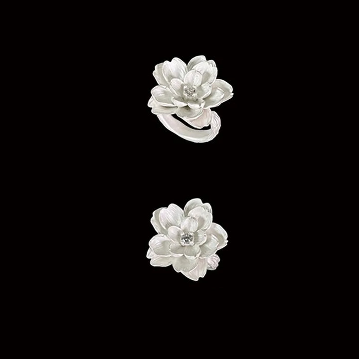 Clarice Fleur Silver Ring
