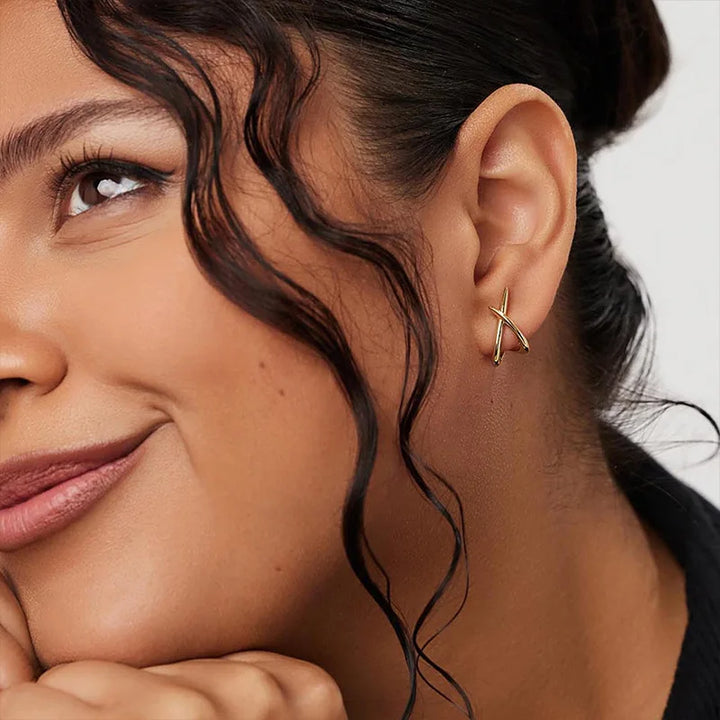 Intersect Stud Earrings