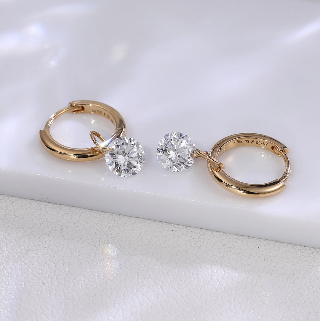 Provenza Diamante 18k Solid Gold Earrings