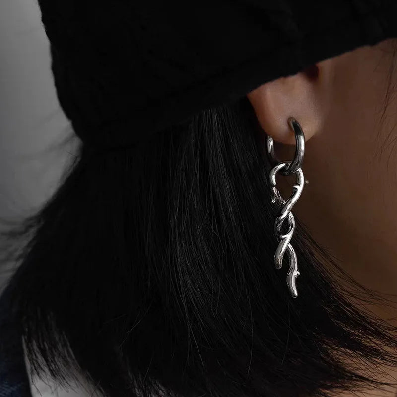 Blade Drop Waterproof Earrings