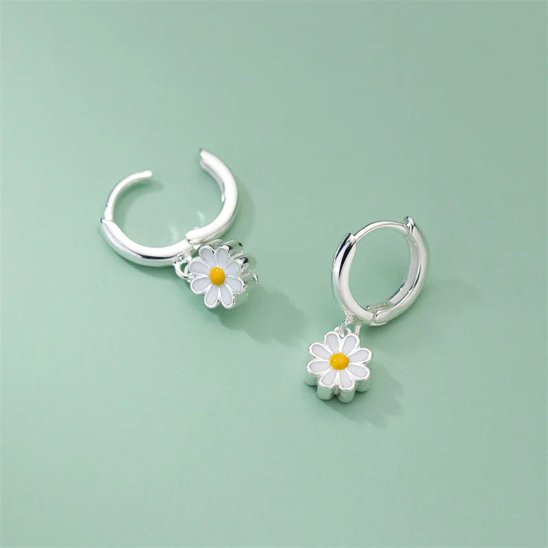 Lil Flora Sterling Silver Earrings