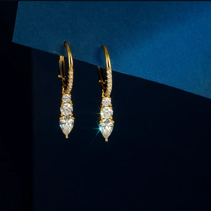 Venemous Gold-Plated Silver Earrings