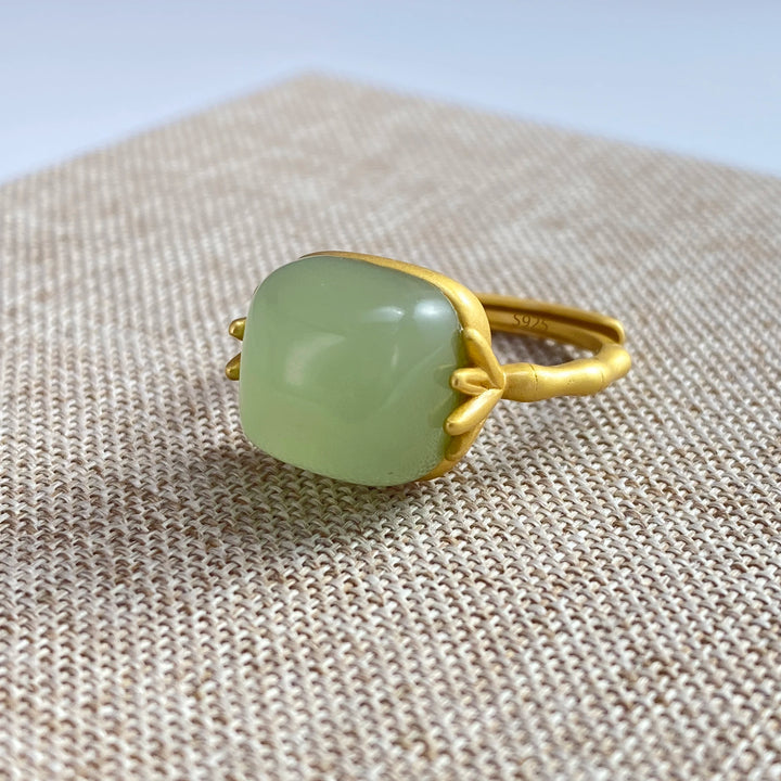 Evergreen Poise Silver Ring