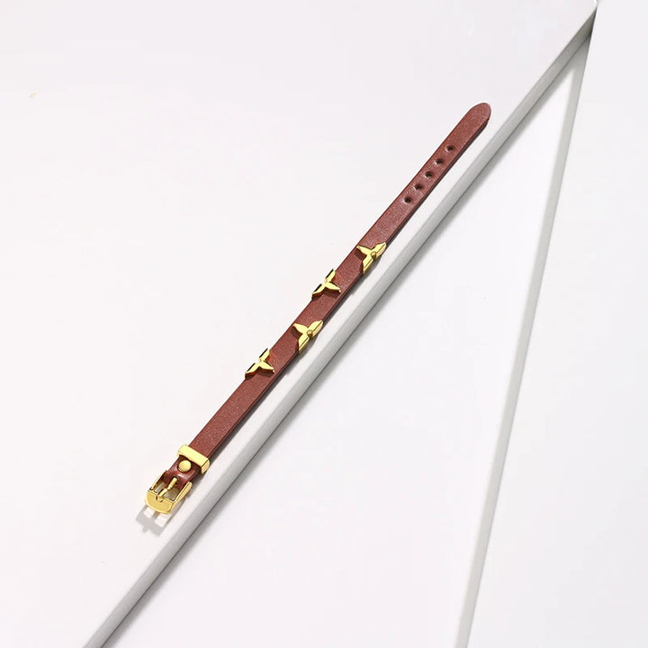 Hidden Edge Leather Bracelet