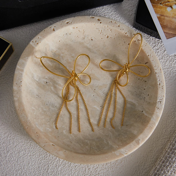 Continuity Gold-Plated Earrings