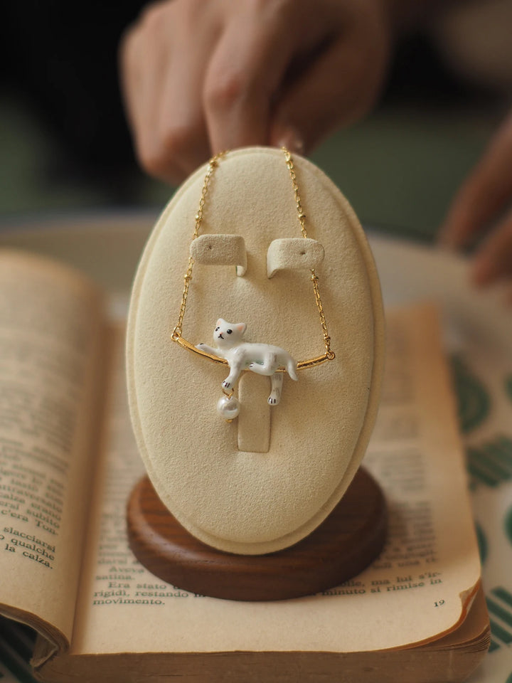 Artist’s Cat Hoop & Pendant