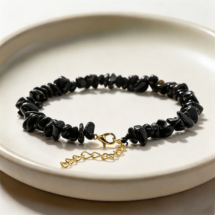 Memento Crystals Stone Anklet