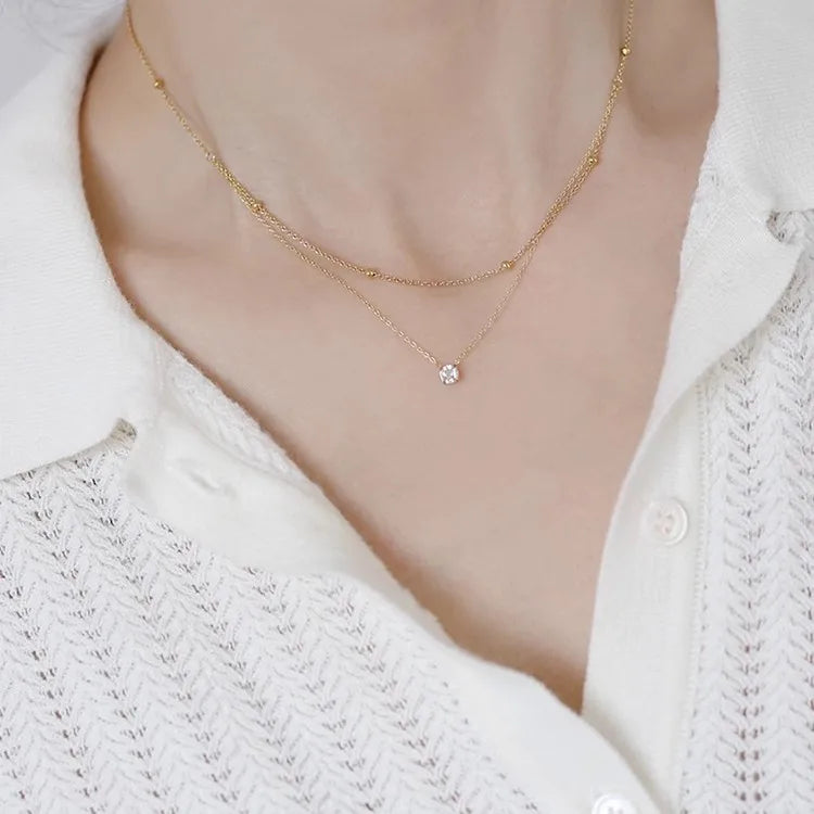 Syrelle Dual Strand Necklace