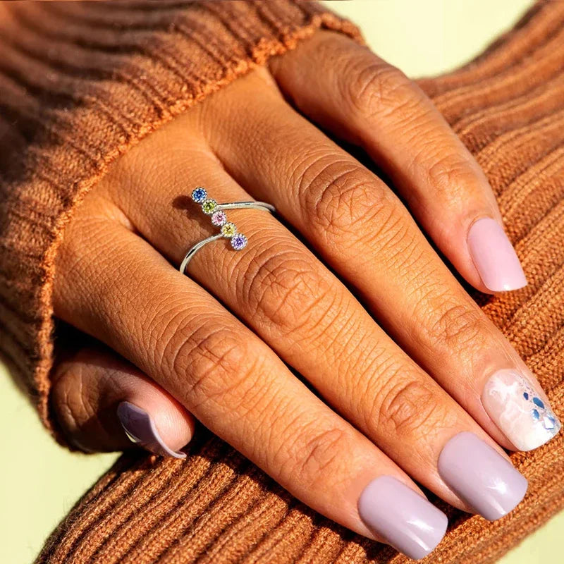 Colorfall Contour Ring