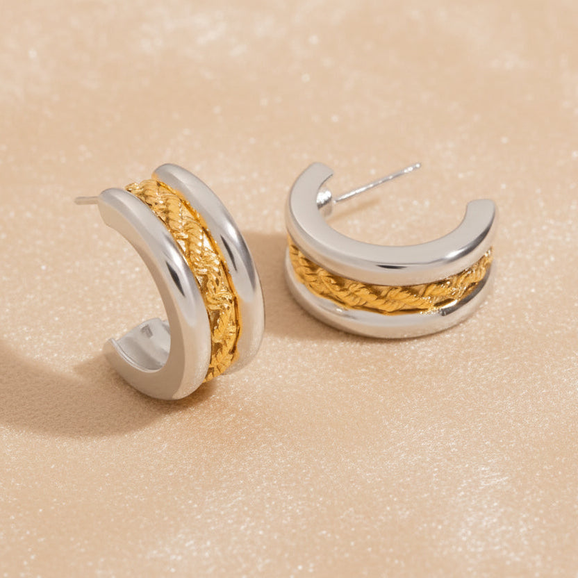 Echelon C-Hoop Earrings