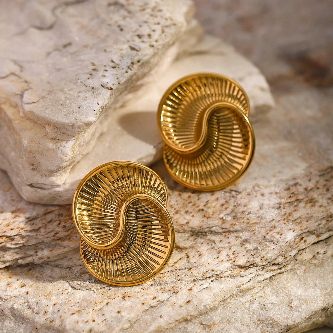 Hélixia Gold-Plated Studs