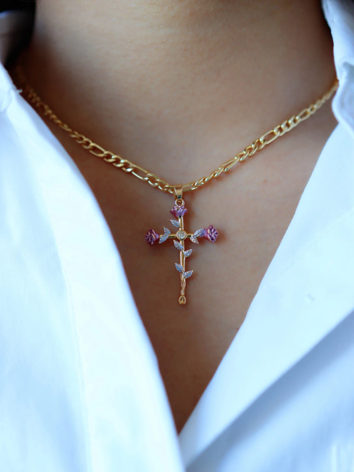 Rosalith Grace Cross Necklace