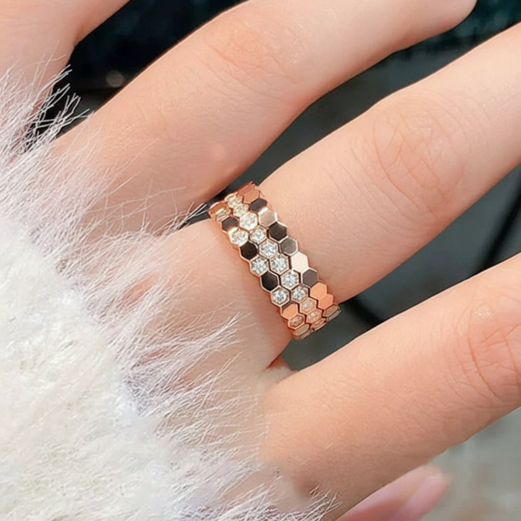 Holy Hive Silver Ring