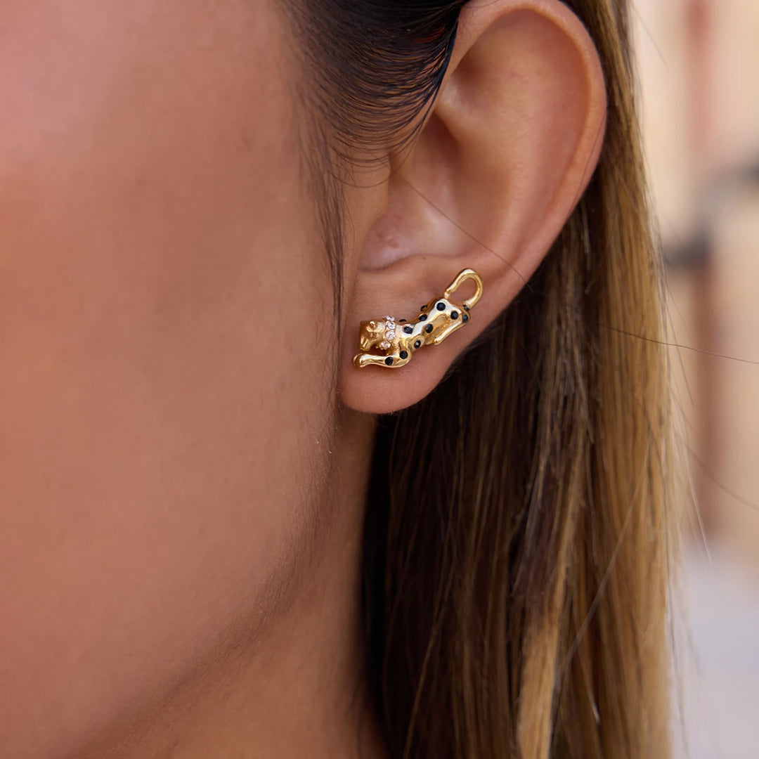 Softly Wild Gold-Plated Earrings