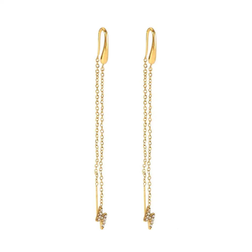 Persia Line 18k Gold Plated Earrings