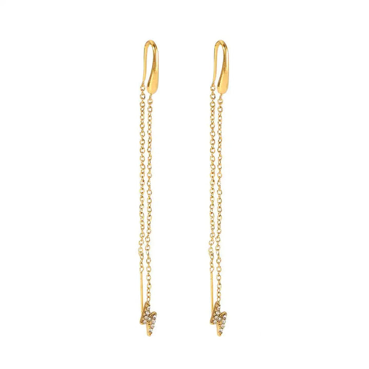 Persia Line 18k Gold Plated Earrings