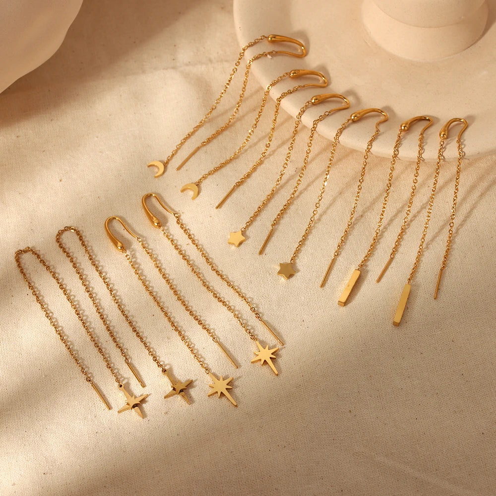 Persia Line 18k Gold Plated Earrings