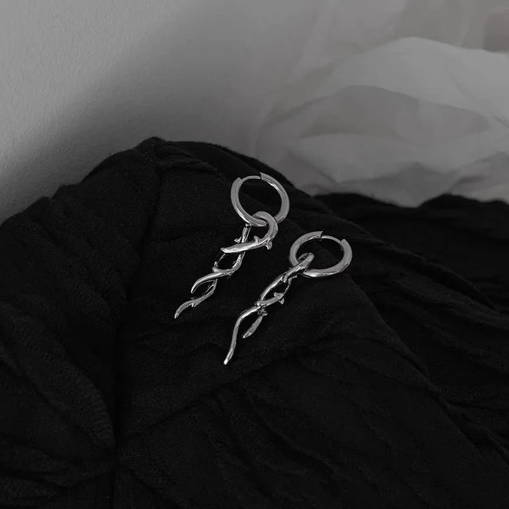 Blade Drop Waterproof Earrings