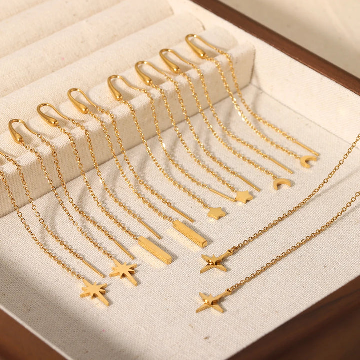 Persia Line 18k Gold Plated Earrings