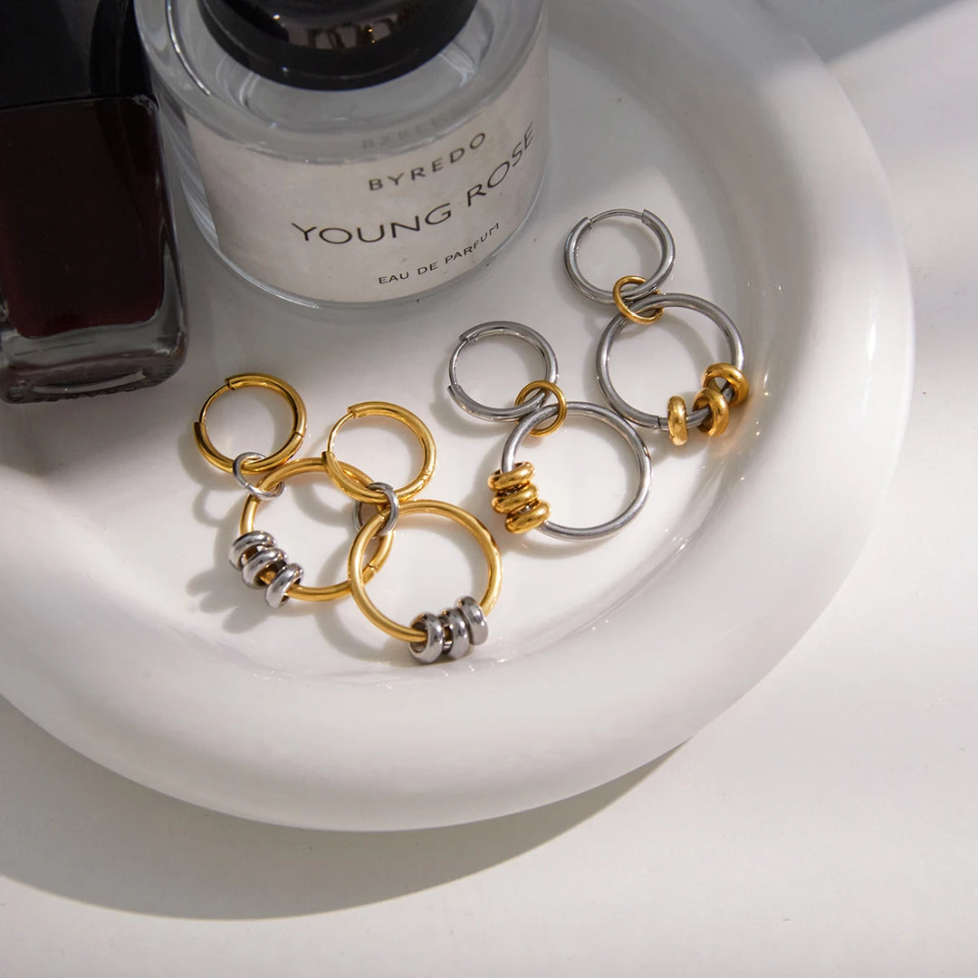 Infinity 18k Gold-Plated Earrings